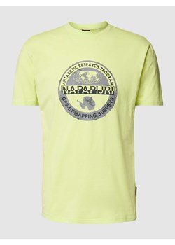 T-shirt z nadrukiem z logo model ‘BOLLO’ ze sklepu Peek&Cloppenburg  w kategorii T-shirty męskie - zdjęcie 169201582