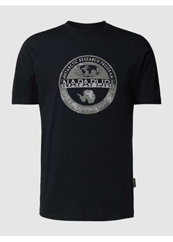 T-shirt z nadrukiem z logo model ‘BOLLO’ ze sklepu Peek&Cloppenburg  w kategorii T-shirty męskie - zdjęcie 169201740