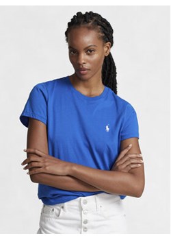 Polo Ralph Lauren T-Shirt New Rltpp 211898698021 Granatowy Regular Fit ze sklepu MODIVO w kategorii Bluzki damskie - zdjęcie 169204134