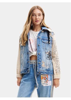 Desigual Kurtka jeansowa MICKEY Art. 24SWEW22 Écru Regular Fit ze sklepu MODIVO w kategorii Kurtki damskie - zdjęcie 169204364