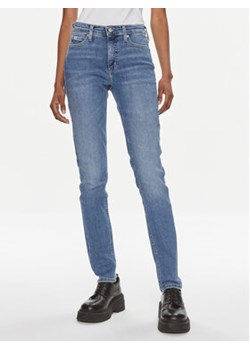 Calvin Klein Jeans Jeansy J20J222755 Niebieski Skinny Fit ze sklepu MODIVO w kategorii Jeansy damskie - zdjęcie 169204441