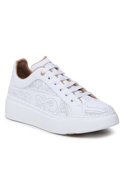 Max Mara Sneakersy Maxit 2347610536600 Biały ze sklepu MODIVO w kategorii Buty sportowe damskie - zdjęcie 169204671