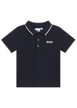 Boss Polo J05P13 S Granatowy Regular Fit ze sklepu MODIVO w kategorii T-shirty chłopięce - zdjęcie 169204840