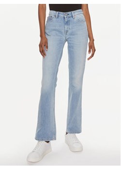Tommy Jeans Jeansy Maddie DW0DW17609 Niebieski Straight Fit ze sklepu MODIVO w kategorii Jeansy damskie - zdjęcie 169204880