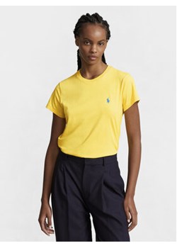 Polo Ralph Lauren T-Shirt New Rltpp 211898698018 Żółty Regular Fit ze sklepu MODIVO w kategorii Bluzki damskie - zdjęcie 169205113