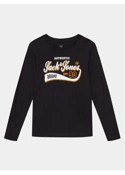 Jack&Jones Junior Bluzka 12237371 Czarny Regular Fit ze sklepu MODIVO w kategorii T-shirty chłopięce - zdjęcie 169205124
