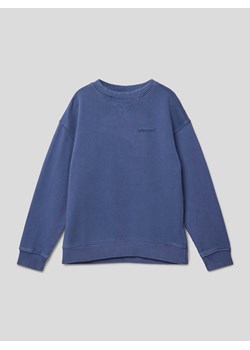 Bluza o kroju oversized z wyhaftowanym logo model ‘CORNELL’ ze sklepu Peek&Cloppenburg  w kategorii Bluzy chłopięce - zdjęcie 169208580