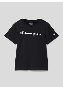 T-shirt z okrągłym dekoltem ze sklepu Peek&Cloppenburg  w kategorii T-shirty chłopięce - zdjęcie 169208631