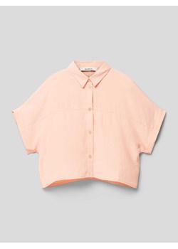 Bluzka koszulowa krótka z listwą guzikową ze sklepu Peek&Cloppenburg  w kategorii Koszule dziewczęce - zdjęcie 169208733