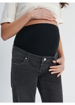 Sinsay - Jeansy slim high waist MAMA - szary ze sklepu Sinsay w kategorii Spodnie ciążowe - zdjęcie 169211981