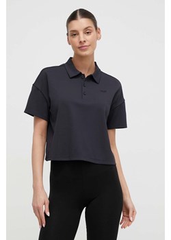 Dkny polo damski kolor czarny DP3T9642 ze sklepu ANSWEAR.com w kategorii Bluzki damskie - zdjęcie 169213820