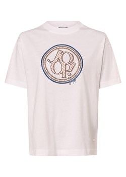 JOOP! T-shirt damski Kobiety Bawełna biały nadruk ze sklepu vangraaf w kategorii Bluzki damskie - zdjęcie 169214453