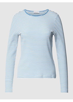 Bluzka z długim rękawem z wzorem w paski ze sklepu Peek&Cloppenburg  w kategorii Bluzki damskie - zdjęcie 169216584