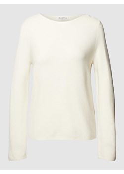 Sweter z dzianiny w jednolitym kolorze ze sklepu Peek&Cloppenburg  w kategorii Swetry damskie - zdjęcie 169216752