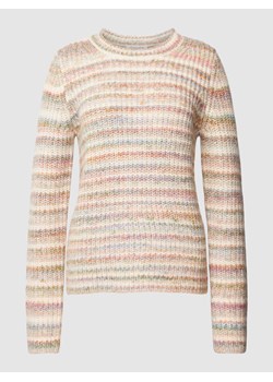 Sweter z dzianiny w paski ze sklepu Peek&Cloppenburg  w kategorii Swetry damskie - zdjęcie 169216761