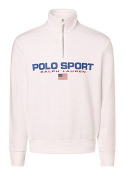 Polo Sport Bluza męska Mężczyźni biały nadruk ze sklepu vangraaf w kategorii Bluzy męskie - zdjęcie 169217832