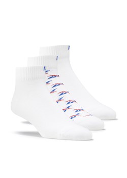 Skarpety Niskie Unisex Reebok Classics Ankle Socks 3 Pairs GD1030 white/vector blue/vector red ze sklepu eobuwie.pl w kategorii Skarpetki męskie - zdjęcie 169219874