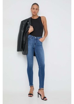 Liu Jo jeansy damskie kolor niebieski ze sklepu ANSWEAR.com w kategorii Jeansy damskie - zdjęcie 169220552