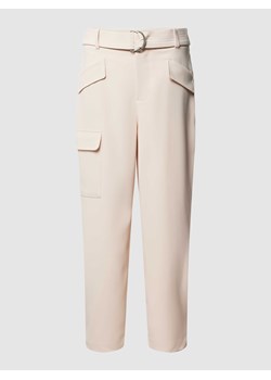 Spodnie materiałowe o kroju tapered fit z kieszenią cargo model ‘GRACIEH’ ze sklepu Peek&Cloppenburg  w kategorii Spodnie damskie - zdjęcie 169221323