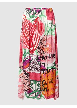 Spódnica midi z wiskozy z elastycznym pasem ze sklepu Peek&Cloppenburg  w kategorii Spódnice - zdjęcie 169221383