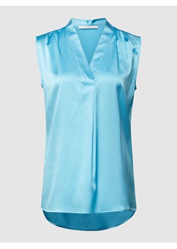 Top bluzkowy z mieszanki jedwabiu z dekoltem w serek ze sklepu Peek&Cloppenburg  w kategorii Bluzki damskie - zdjęcie 169221772
