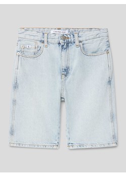Szorty jeansowe o kroju relaxed fit z 5 kieszeniami ze sklepu Peek&Cloppenburg  w kategorii Spodenki chłopięce - zdjęcie 169221850
