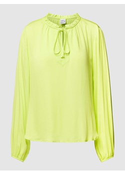 Bluzka z wiskozy w jednolitym kolorze ze sklepu Peek&Cloppenburg  w kategorii Bluzki damskie - zdjęcie 169222073