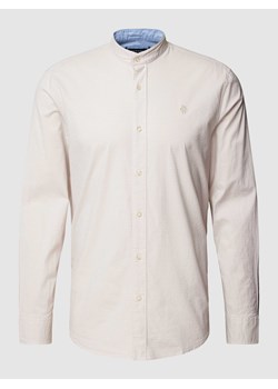 Koszula casualowa o kroju tailored fit z wyhaftowanym logo ze sklepu Peek&Cloppenburg  w kategorii Koszule męskie - zdjęcie 169222201