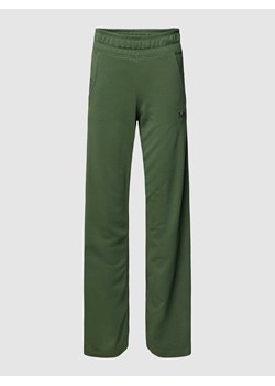 Spodnie dresowe o kroju regular fit z detalem z logo ze sklepu Peek&Cloppenburg  w kategorii Spodnie damskie - zdjęcie 169222223