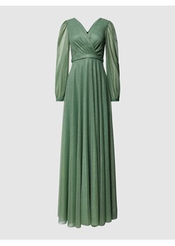 Sukienka wieczorowa z bufiastymi rękawami ze sklepu Peek&Cloppenburg  w kategorii Sukienki - zdjęcie 169222354