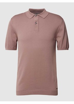 Koszulka polo w jednolitym kolorze ze sklepu Peek&Cloppenburg  w kategorii T-shirty męskie - zdjęcie 169222372