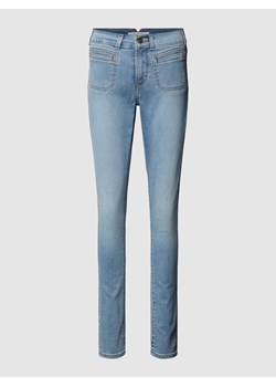 Jeansy o kroju skinny fit z zapięciem na guzik ze sklepu Peek&Cloppenburg  w kategorii Jeansy damskie - zdjęcie 169222441