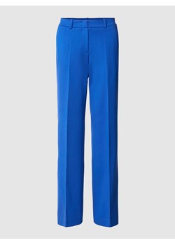 Spodnie z zakładkami w pasie o rozkloszowanym kroju z mieszanki wiskozy ze sklepu Peek&Cloppenburg  w kategorii Spodnie damskie - zdjęcie 169222580