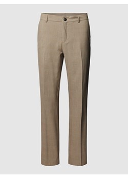 Spodnie do garnituru o kroju slim fit w kant model ‘LIAM’ ze sklepu Peek&Cloppenburg  w kategorii Spodnie męskie - zdjęcie 169222700