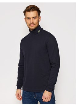 Lacoste Sweter UH2421 Granatowy Regular Fit ze sklepu MODIVO w kategorii Swetry męskie - zdjęcie 169230371