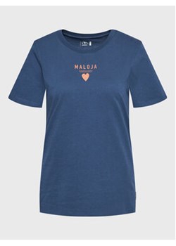 Maloja T-Shirt Planbellm 34405-1-8581 Granatowy Regular Fit ze sklepu MODIVO w kategorii Bluzki damskie - zdjęcie 169231282