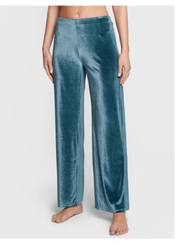 Etam Spodnie piżamowe Velvety 6537259 Zielony Relaxed Fit ze sklepu MODIVO w kategorii Piżamy damskie - zdjęcie 169231383