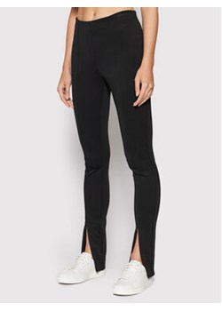 Calvin Klein Spodnie materiałowe Technical Knit K20K203688 Czarny Skinny Fit ze sklepu MODIVO w kategorii Spodnie damskie - zdjęcie 169231734