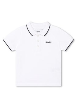 Boss Polo J05P13 S Biały Regular Fit ze sklepu MODIVO w kategorii T-shirty chłopięce - zdjęcie 169231810