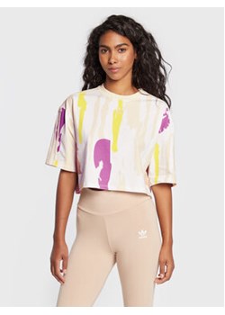 adidas T-Shirt THEBE MAGUGU HM2621 Kolorowy Loose Fit ze sklepu MODIVO w kategorii Bluzki damskie - zdjęcie 169232130