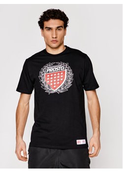 PROSTO. T-Shirt KLASYK Cesar 1031 Czarny Regular Fit ze sklepu MODIVO w kategorii T-shirty męskie - zdjęcie 169232310