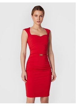 Rinascimento Sukienka koktajlowa CFC0110093003 Czerwony Slim Fit ze sklepu MODIVO w kategorii Sukienki - zdjęcie 169232460