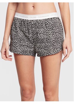 Calvin Klein Underwear Szorty piżamowe 000QS6437E Szary Regular Fit ze sklepu MODIVO w kategorii Piżamy damskie - zdjęcie 169232531