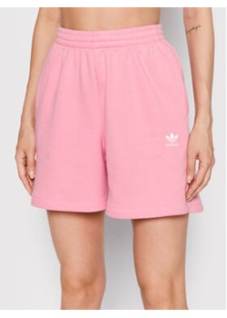 adidas Szorty sportowe adicolor Essentials French Terry HM1817 Różowy Regular Fit ze sklepu MODIVO w kategorii Szorty - zdjęcie 169232953