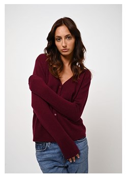 AUTHENTIC CASHMERE Kaszmirowy kardigan &quot;Chalais&quot; w kolorze bordowym ze sklepu Limango Polska w kategorii Swetry damskie - zdjęcie 169234180