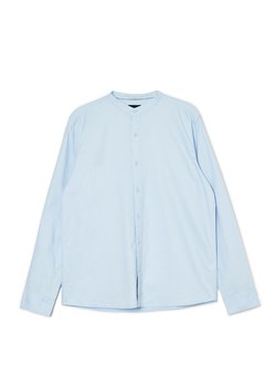 Cropp - Błękitna koszula - niebieski ze sklepu Cropp w kategorii Koszule męskie - zdjęcie 169234743