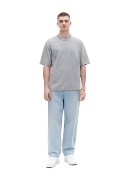 Cropp - Szara koszulka acid wash - jasny szary ze sklepu Cropp w kategorii T-shirty męskie - zdjęcie 169236650