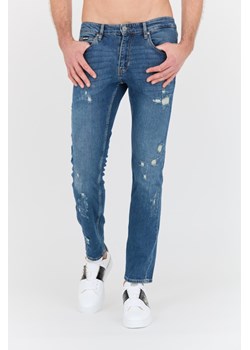 JUST CAVALLI Niebieskie jeansy Slim, Wybierz rozmiar 33 ze sklepu outfit.pl w kategorii Jeansy męskie - zdjęcie 169236974