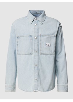 Koszula casualowa z listwą z zatrzaskami ze sklepu Peek&Cloppenburg  w kategorii Koszule męskie - zdjęcie 169237570