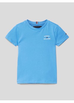 T-shirt z nadrukiem z logo ze sklepu Peek&Cloppenburg  w kategorii T-shirty chłopięce - zdjęcie 169237641